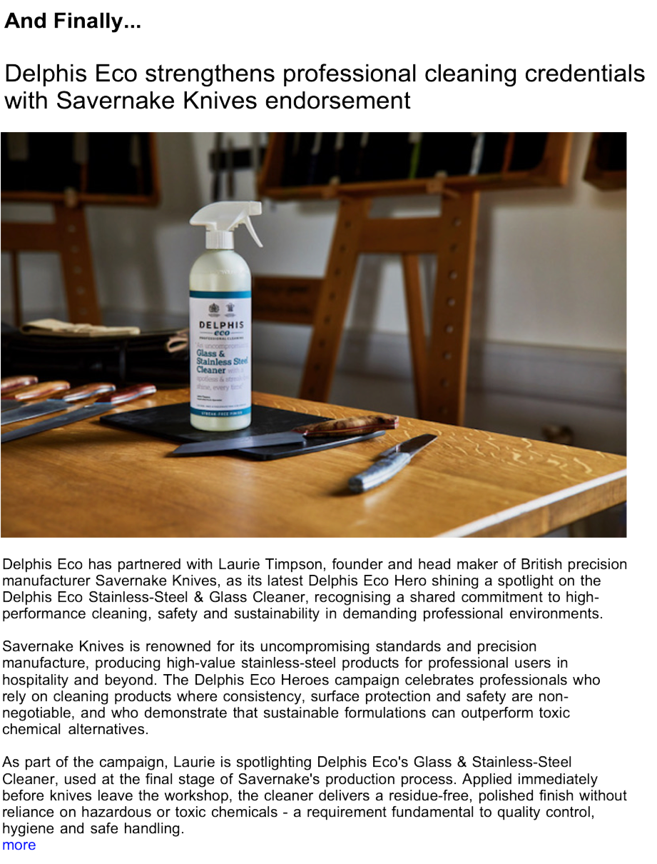 Advert: https://www.thecleanzine.com/pages/24075/delphis_eco_strengthens_professional_cleaning_credentials_with_savernake_knives_endorsement/