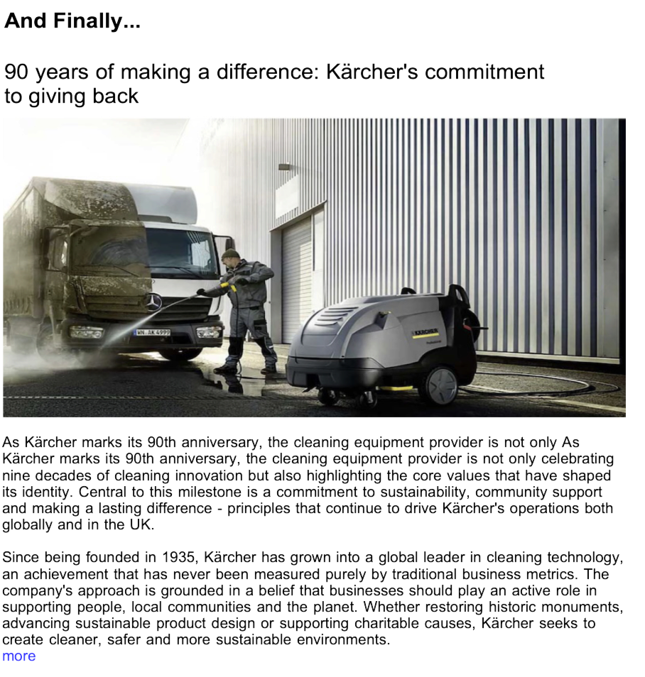 Advert: https://www.thecleanzine.com/pages/23722/90_years_of_making_a_difference_karchers_commitment_to_giving_back/