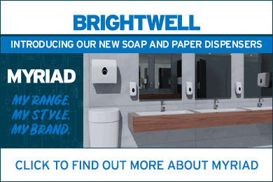 Advert: https://www.brightwell.co.uk/news/introducing-myriad-our-new-soap-and-paper-dispenser-range