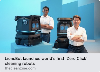 Advert: https://www.thecleanzine.com/pages/21681/lionsbot_launches_worlds_first_zero_click_cleaning_robots/
