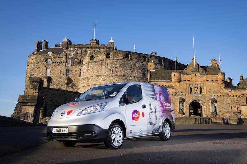 Mitie celebrates electric vehicle milestone in Edinburgh but calls